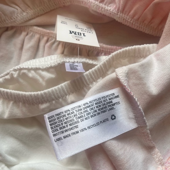 Cat & Jack Pink and Peach Tie-Dye Dress - Picture 4 of 5